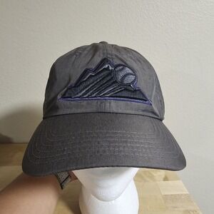 MLB Colorado Rockies 47' Polyester Spring Training Hat Gray OSFA